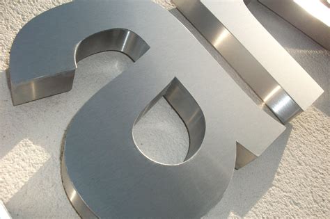 ss metal letters signage